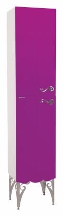 Шкаф-пенал Bellezza Эстель 40 L фиолетовый