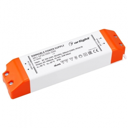 Драйвер Arlight ARJ-SP361000-DIM 18-36V 36W IP20 1A 025063
