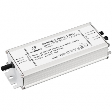 Блок питания Arlight ARPV-UH12100-PFC-Dali-PH 12V 100W IP67 8,3A 029513