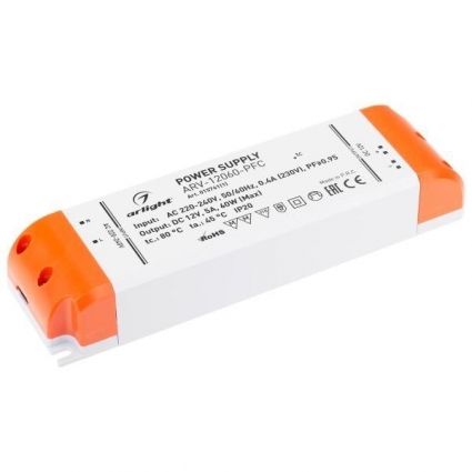 Блок питания Arlight HTS-100-12-FA 12V 60W IP20 5A 015761(1)
