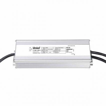 Блок питания Uniel 24V 400W IP67 33,3A UET-L50 400W/DC24V IP67 UL-00008438