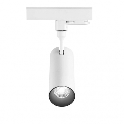 Трековый светодиодный светильник Ideal Lux Smile 15W Cri80 50 4000K Wh 189956