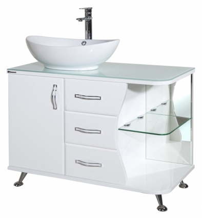 Тумба для комплекта Bellezza Рио 90 L белая