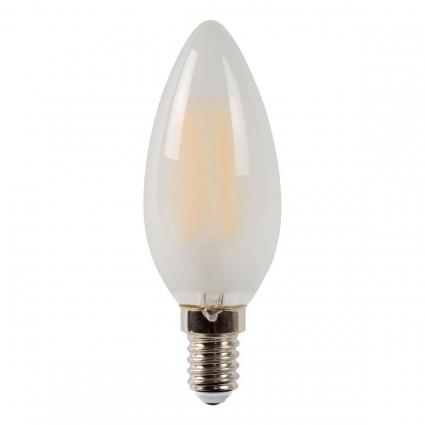 Лампа светодиодная диммируемая Lucide E14 4W 2700K матовая 49023/04/67