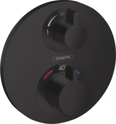 Термостат Hansgrohe Ecostat S 15758670 для душа, матовый черный