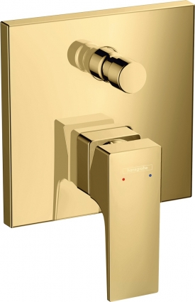 Смеситель Hansgrohe Metropol 32546990 для ванны с душем, полированное золото