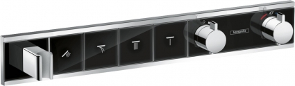 Термостат Hansgrohe RainSelect 15357600 для душа, черный - хром