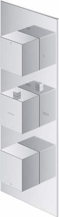 Термостат Omnires Fresh FR7138ROCR для душа, хром