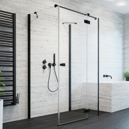 Душевой уголок Radaway Essenza New Black KDJ+S 120х80 R