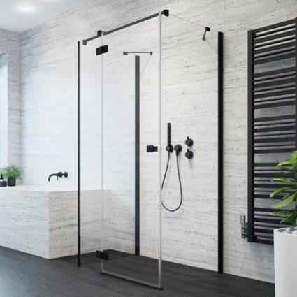 Душевой уголок Radaway Essenza New Black KDJ+S 90х80 L