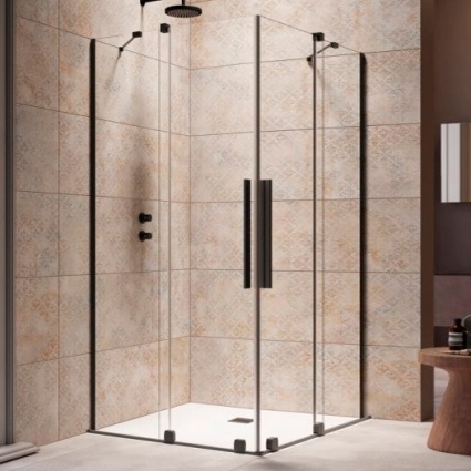 Душевой уголок Radaway Furo Black KDD 80х100