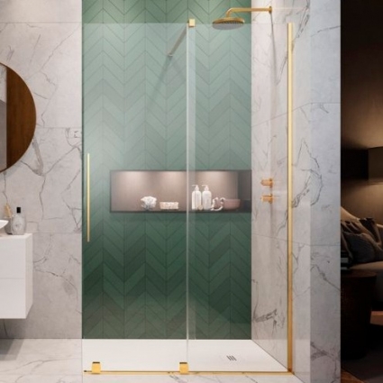 Душевая перегородка Radaway Furo Gold Walk-in 100 R