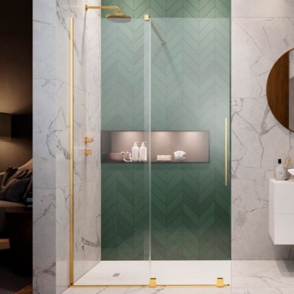 Душевая перегородка Radaway Furo Gold Walk-in 140 L