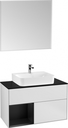 Мебель для ванной Villeroy & Boch Finion G112PDMT 100 с подсветкой и освещением стены