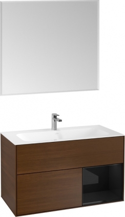 Мебель для ванной Villeroy & Boch Finion G040PHGN 100 с подсветкой и освещением стены
