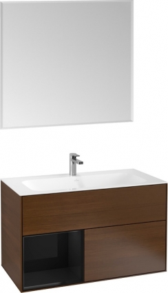 Мебель для ванной Villeroy & Boch Finion G030PHGN 100 с подсветкой и освещением стены