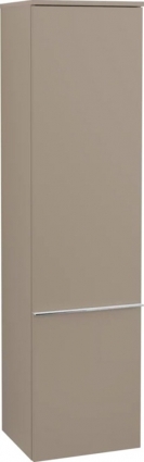Шкаф-пенал Villeroy & Boch Venticello A95101 L, truffle grey, с ручкой хром