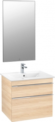 Мебель для ванной Villeroy & Boch Venticello 60 elm impresso, с ручками хром