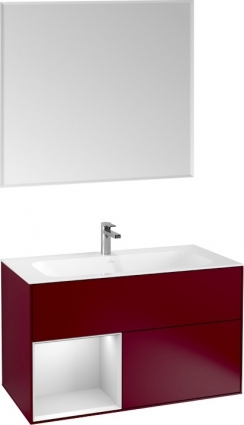 Мебель для ванной Villeroy & Boch Finion G030MTHB 100 с подсветкой и освещением стены