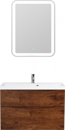 Мебель для ванной BelBagno Marino H90 rovere moro