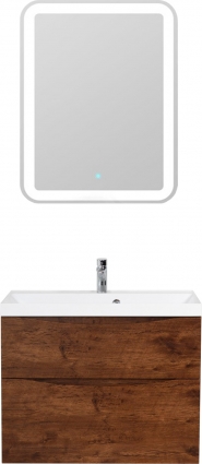 Мебель для ванной BelBagno Marino H80 rovere moro