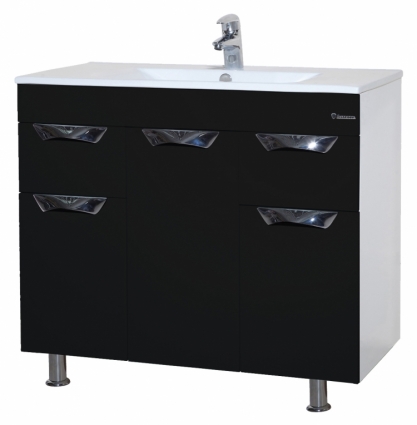 Тумба для комплекта Bellezza Симона 90 черная