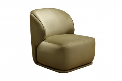 Кресло Garda Decor Capri Basic оливкового цвета