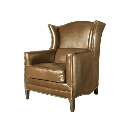 Кресло ROOMERS FURNITURE с обивкой из натуральной кожи
