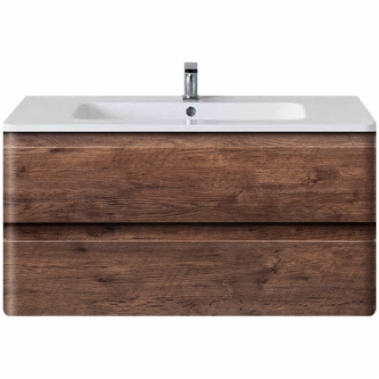 Тумба для комплекта Vincea Alba VMC-1A100RW подвесная R.Wood