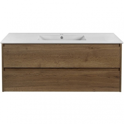 Тумба с раковиной Vincea Gio 120 подвесная T.Oak
