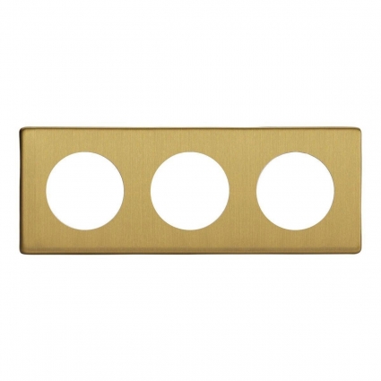 Рамка 3-постовая Varilight Brashed Brass XEBG3S