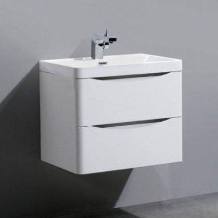 Тумба с раковиной BelBagno Ancona-N 60 bianco lucido подвесная