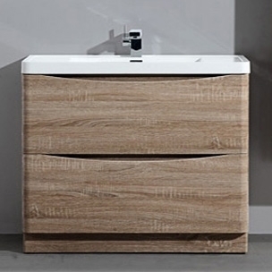 Тумба с раковиной BelBagno Ancona-N 90 rovere bianco напольная