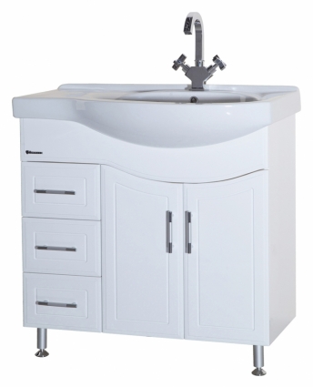 Тумба с раковиной Bellezza Коралл 85 L
