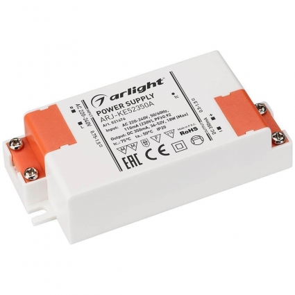 Драйвер Arlight ARJ-KE52350A 36-52V 18W IP20 0,35A 021476