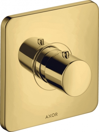 Термостат Axor Citterio M HighFlow 34716990 для душа, полированное золото