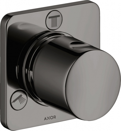 Переключатель потоков Axor Citterio M Trio/Quattro 34920330 на три потребителя, полированный черный хром