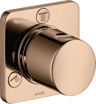 Переключатель потоков Axor Citterio M Trio/Quattro 34920300 на три потребителя, полированное красное золото