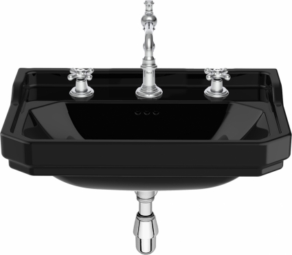 Раковина Roca Carmen 3270A1563 65 см, черная