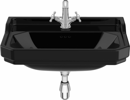 Раковина Roca Carmen 3270A1560 65 см, черная