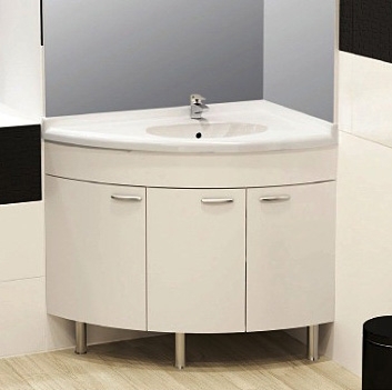 Тумба с раковиной Aquanet Корнер Close R