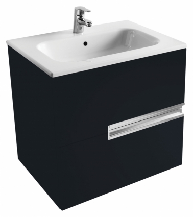 Тумба с раковиной Roca Victoria Nord Black Edition 60 черная