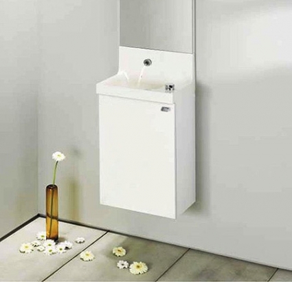 Тумба с раковиной Jacob Delafon Pop Laminar 40 белый сатин L