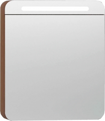 Зеркало-шкаф VitrA Nest Trendy 60 L, с LED подсветкой, натуральная древесина