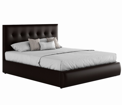 Кровать MYROOM Family Селеста 180х200 с подъемным механизмом темно-коричневого цвета