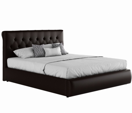 Кровать MYROOM Family Амели 180х200 с подъемным механизмом темно-коричневого цвета