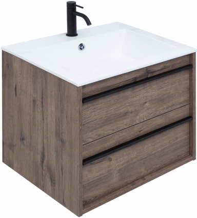 Тумба для комплекта Aquanet Lino 60 дуб веллингтон
