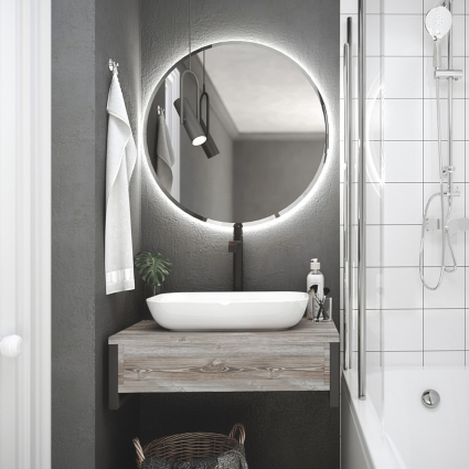 Мебель для ванной 1MarKa Grunge Loft 90 дуб намибия