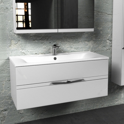 Тумба с раковиной Edelform Concorde 100 белый