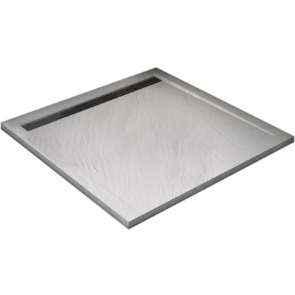 Поддон для душа из искусственного камня WeltWasser WW TRS 80 STONE-WT 80x80 белый